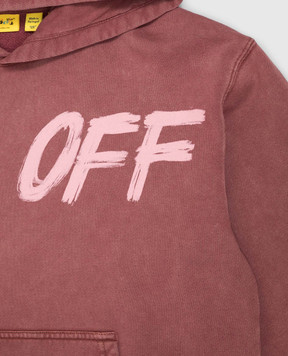 Off-White Дитяче рожеве худі 44GBB002F26F002