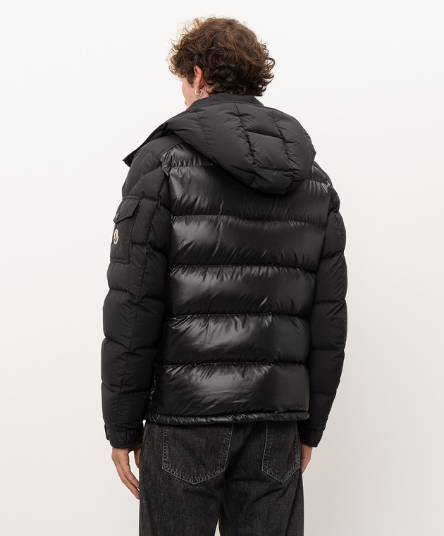 Moncler Чорний пуховик Moncler Maya L20911A00138597YX зображення 4