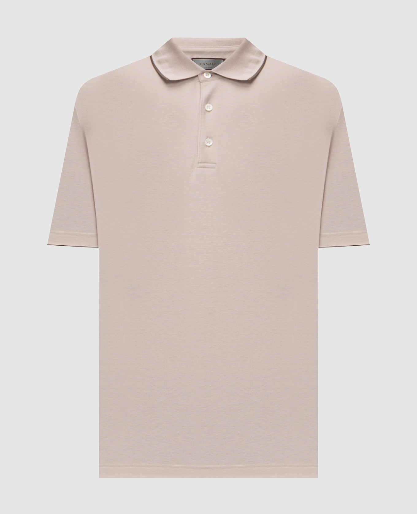 

Бежевое поло с кашемиром, Бежевый, Поло