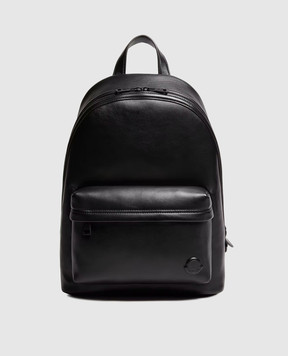 Moncler Черный кожаный рюкзак Carlo L209A5A00001M9597