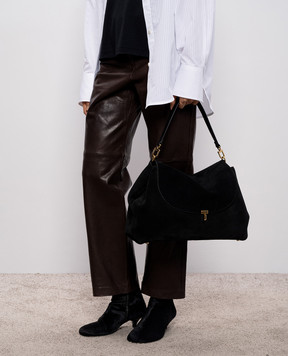 Toteme Чорна замшева сумка 261WAL0096LE0004