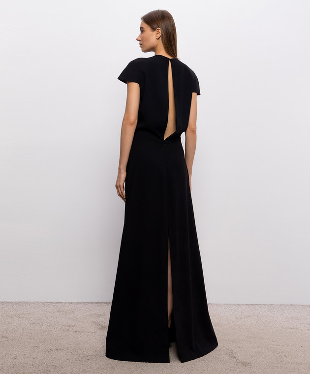 Jil Sander Чорна сукня максі з вовни J02CT0667J40356 зображення 3