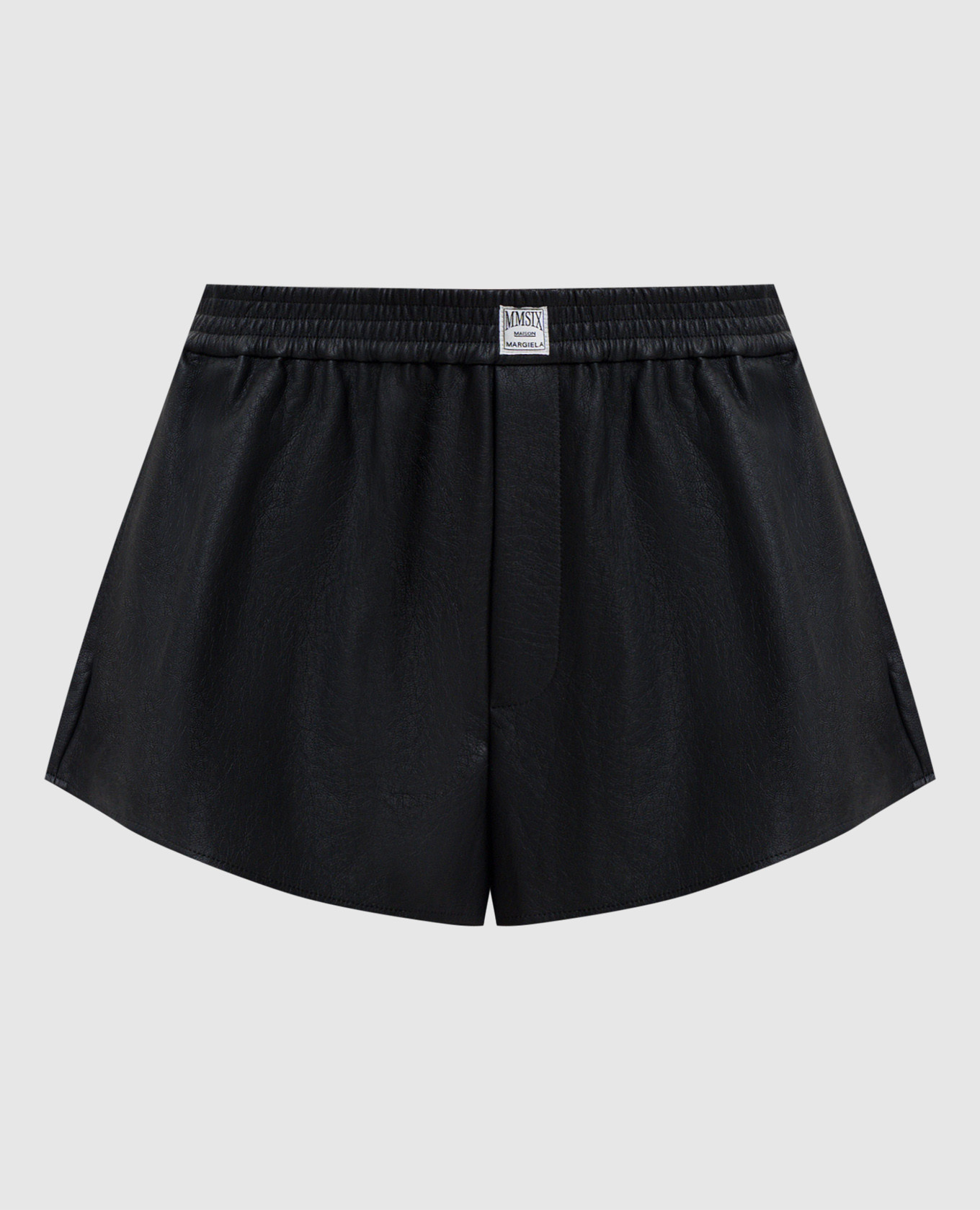 

Черные шорты с нашивкой логотипа, Черный, Шорты