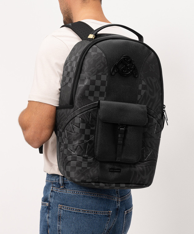Sprayground Детский черный рюкзак 4AM JETSET MINDSET 910B8770NSZ изображение 2