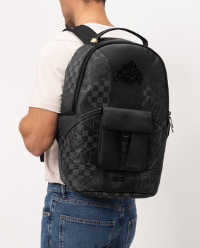Sprayground Детский черный рюкзак 4AM JETSET MINDSET 910B8770NSZ