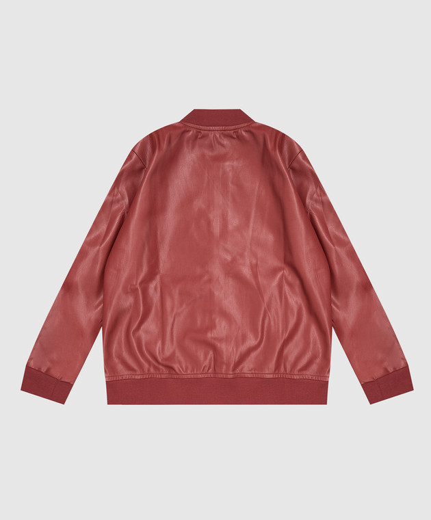 Palm Angels Дитяча червона спортивна куртка F6PAJGJK164 зображення 2