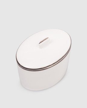 Geminiano Cozzi 1765 Белая фарфоровая сахарница с крышкой Ducale JQCGP319071