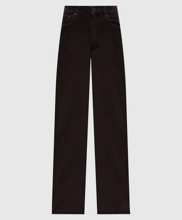 AGOLDE Коричневые вельветовые брюки Ren Jean A92581840