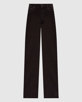 AGOLDE Коричневые вельветовые брюки Ren Jean A92581840