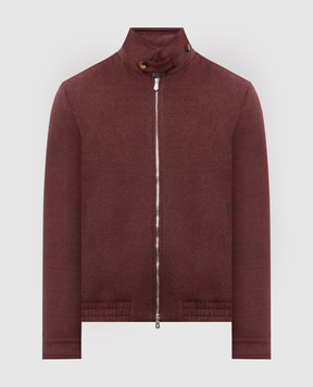 Brunello Cucinelli Бордова куртка з вовни MV4676379