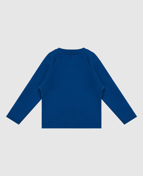 Ami Paris Детский синий свитшот KSW812JE0269