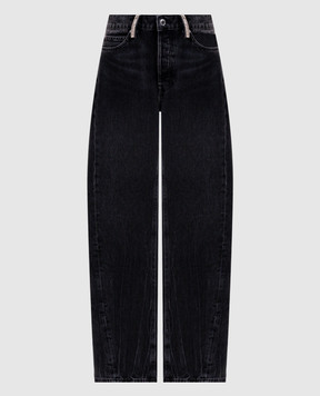 Alexander Wang Серые джинсы с кристаллами 4DC4264909