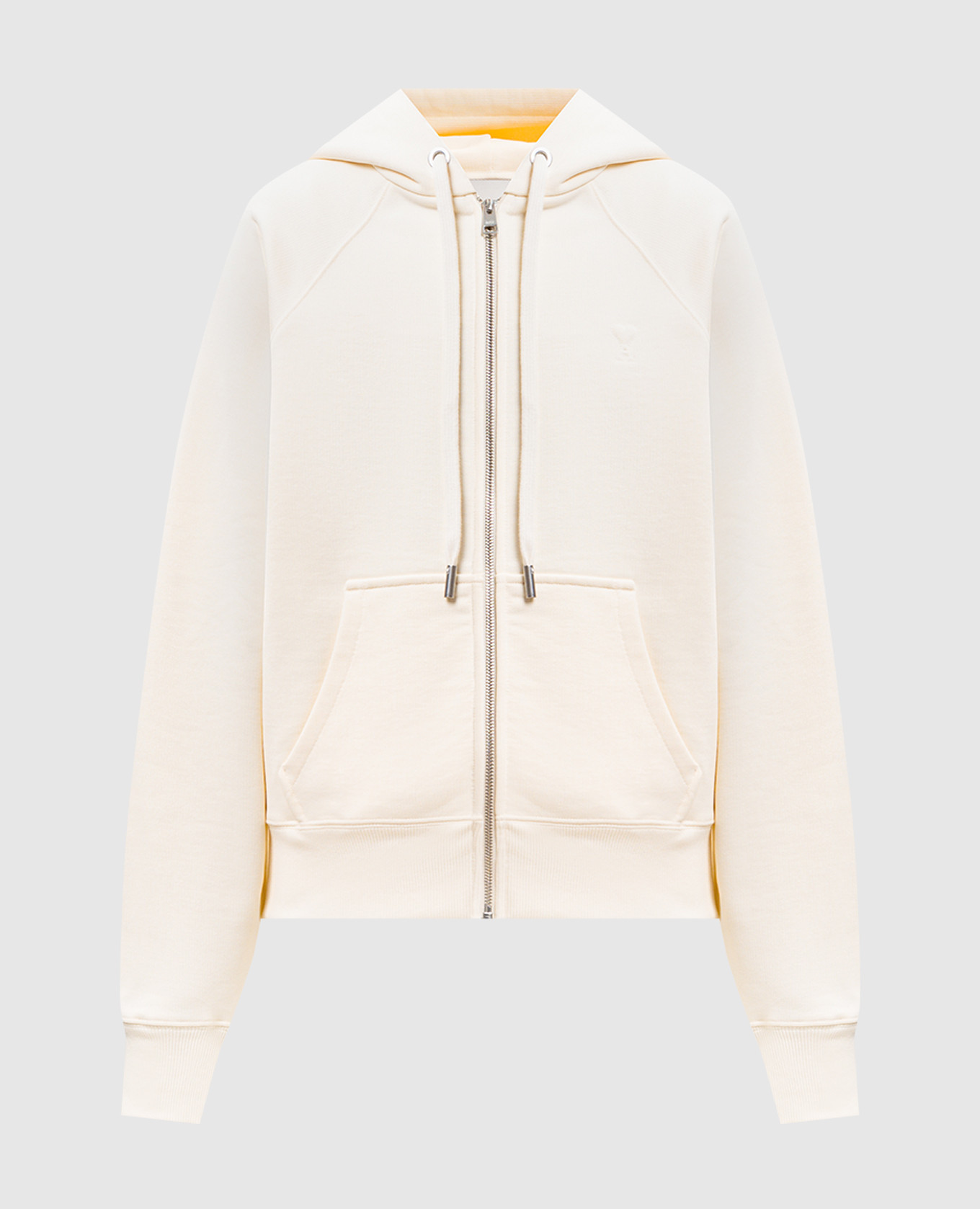 Спортивная куртка цвета айвори с эмблемой