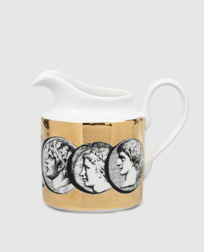 Fornasetti Біла порцеляновий кухлик для вершків Cammei P05Z500