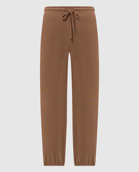 Max Mara Коричневі джогери LEVICO з монограмою LEVICO