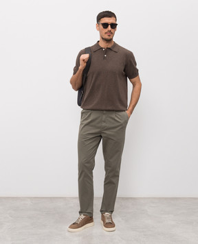 Woolrich Коричневое поло CFWOKN0363MRUF0787