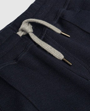 Brunello Cucinelli Дитячі сині джогери BM831E331C