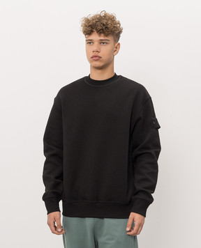 Stone Island Черный утепленный свитшот с шерстью L2S156100013S0F15