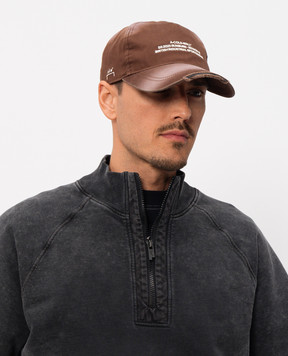 A Cold Wall Коричневая кепка с винтажным эффектом ACWUA240