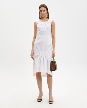 Fendi Белое платье из хлопка FDD554AW7V