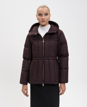 Moncler Бордовый пуховик Estom K20931A00172597YW
