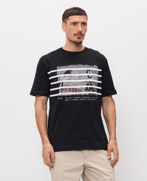 Iceberg Чорна футболка з принтом Looney Tunes F0246325