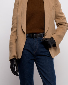 Tom Ford Черный кожаный ремень WB353LCL625P