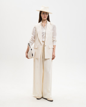 Peserico Бежева сорочка в смужку S0606002690