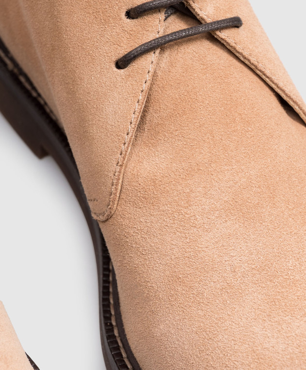 Brunello Cucinelli Бежевые замшевые дезерты Chukka MZUSOLE817 изображение 5