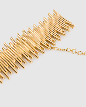 Lynyer Позолоченное колье-чокер Warrior WGLDBEAMCHK