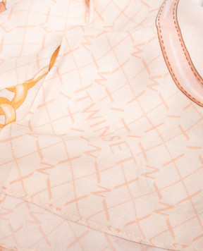 Twinset Бежева хустка в принт 261TA4420