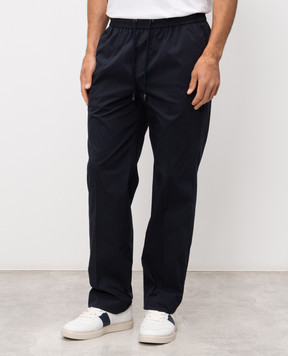 Peserico Сині штани з нашивкою логотипа R5423400029