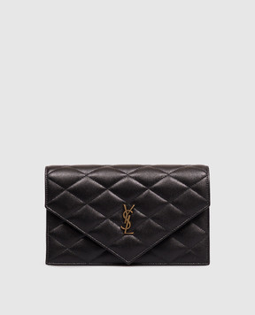 Saint Laurent Чорна шкіряна сумка Cassandre 871149AAGOZ