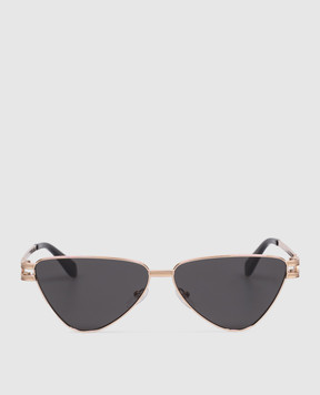 Palm Angels Золотисті сонцезахисні окуляри Fontana PA2004760759