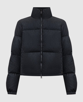 Woolrich Зеленая пуховая куртка в узор CFWWOU2062FRUT5093