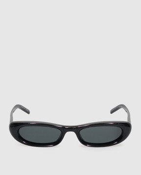 Saint Laurent Черные очки 557 SHADE PLUMP A003CXY9958