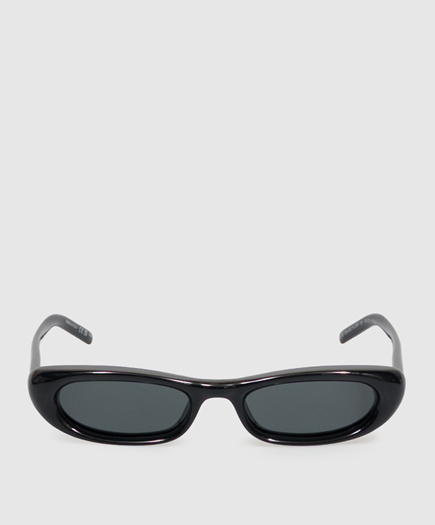 Saint Laurent Черные очки 557 SHADE PLUMP A003CXY9958
