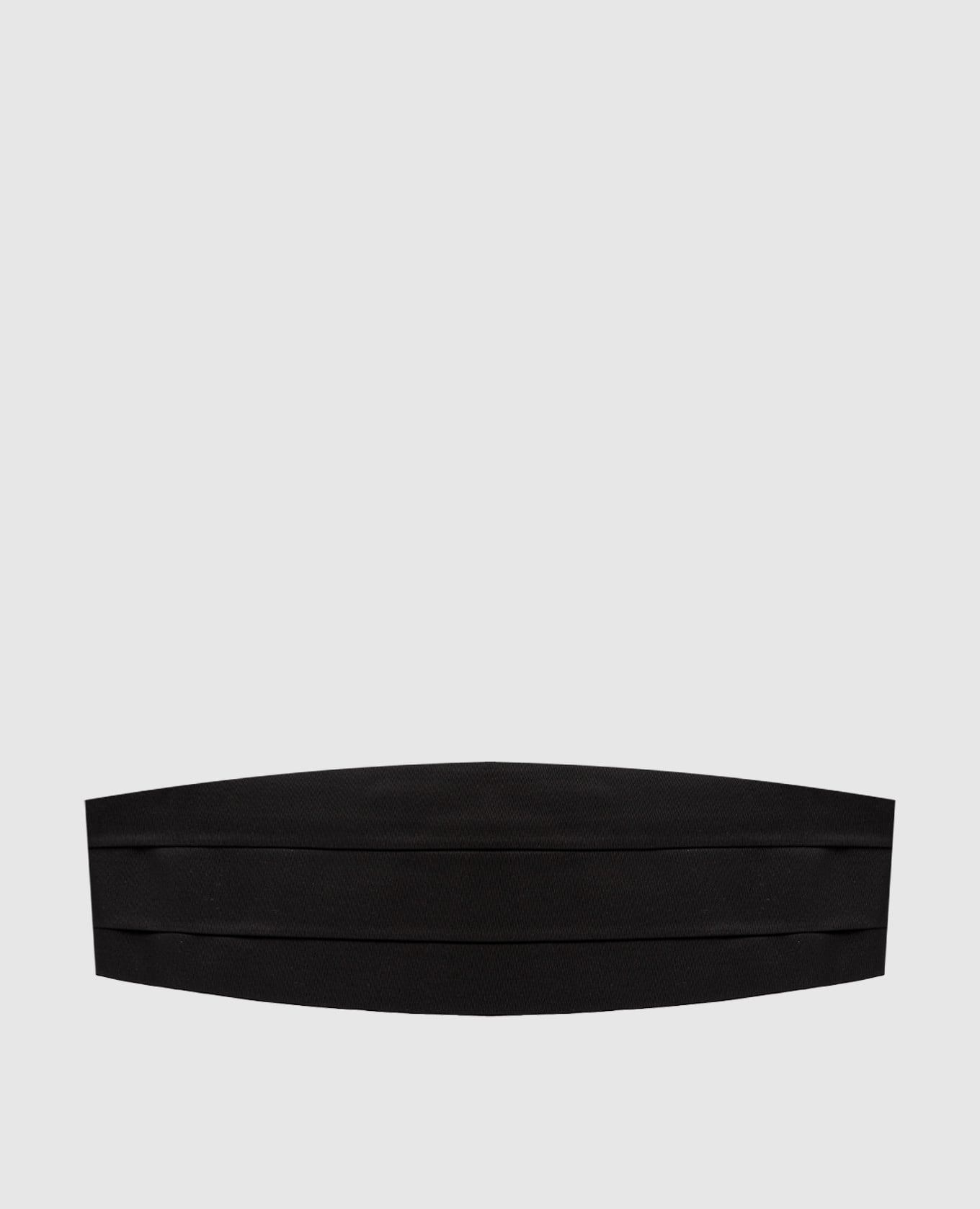 

Черный камербанд из шелка, Ремни