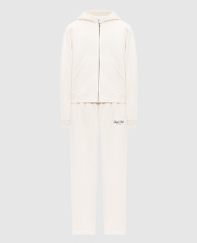 Sporty & Rich Спортивный костюм айвори с вышивкой логотипа ST09476269WH37PA07176