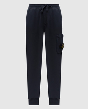 Stone Island Сині джогери з логотипом K2S156200010S0051