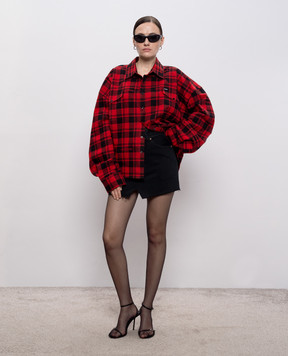 Vetements Чорна джинсова спідниця міні WE76DK349B5