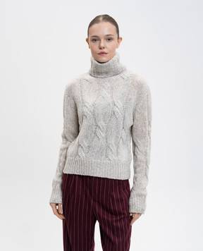 Max & Co Серый свитер ANTILLE с шерстью ANTILLE