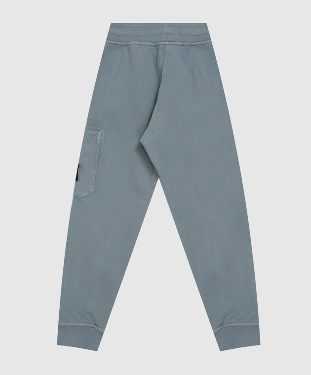 Stone Island Детские синие джоггеры с патчем логотипа L2S166200002S0A2028 изображение 2