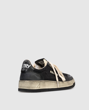 AUTRY Черные кроссовки MEDALIST Super Vintage A1UNAVLWKH01