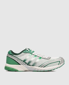 Sporty & Rich Белые кроссовки Adizero Adios OG с логотипом JP7543