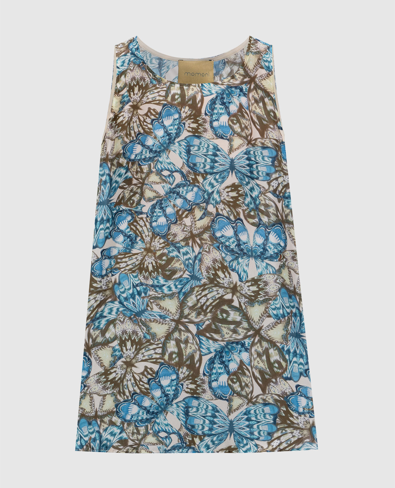 Топ OCRA із шовку в принт