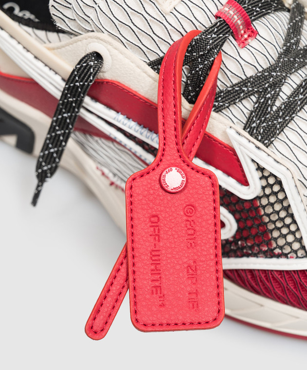 Off-White Красные кроссовки Space Memo OF05804609 изображение 5