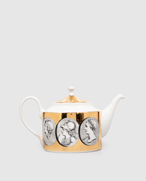 Fornasetti Порцеляновий чайник Cammei P22Z292