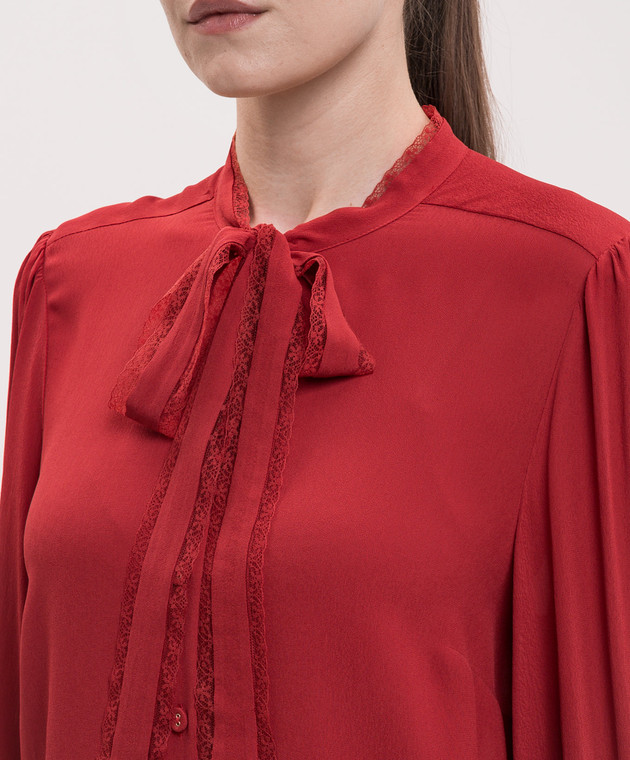 Twinset Красная блуза 262TT2324 изображение 5