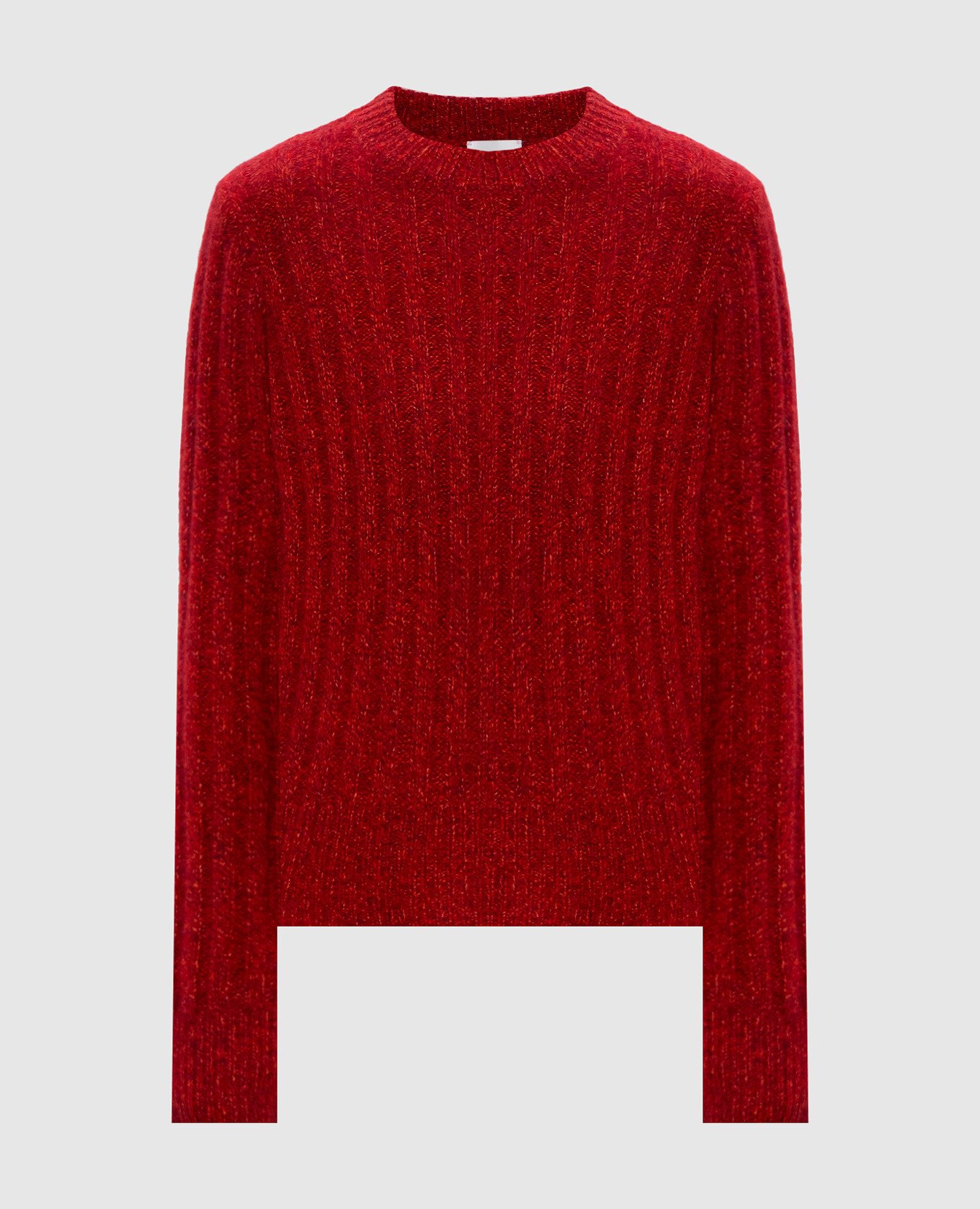 Red cashmere and silk sweater Allude